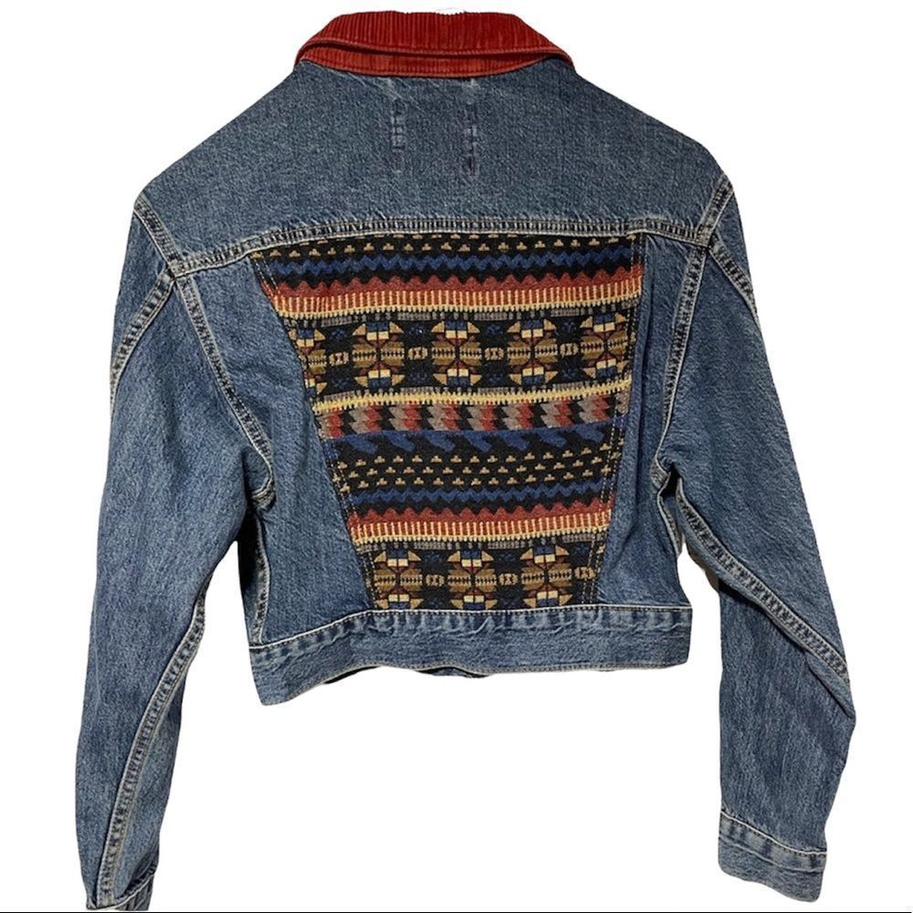 BDG Southwest Cropped Denim Jacket XS
